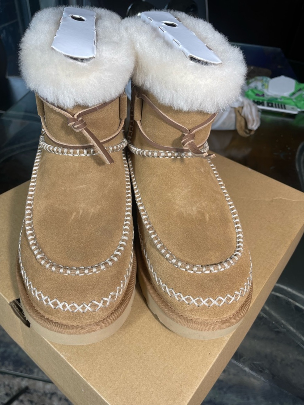 ▪️NIB UGG® Classic Mini Alpine Boot (Women) in Chestnut